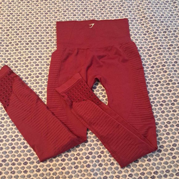 Gymshark Red Leggings - Picture 3 of 5